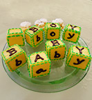 Vanilla <em>Petit Four</em> Blocks